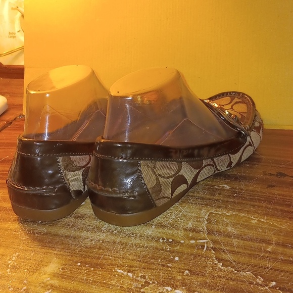 Coach Fortunata monogram loafers 8B - Picture 5 of 8